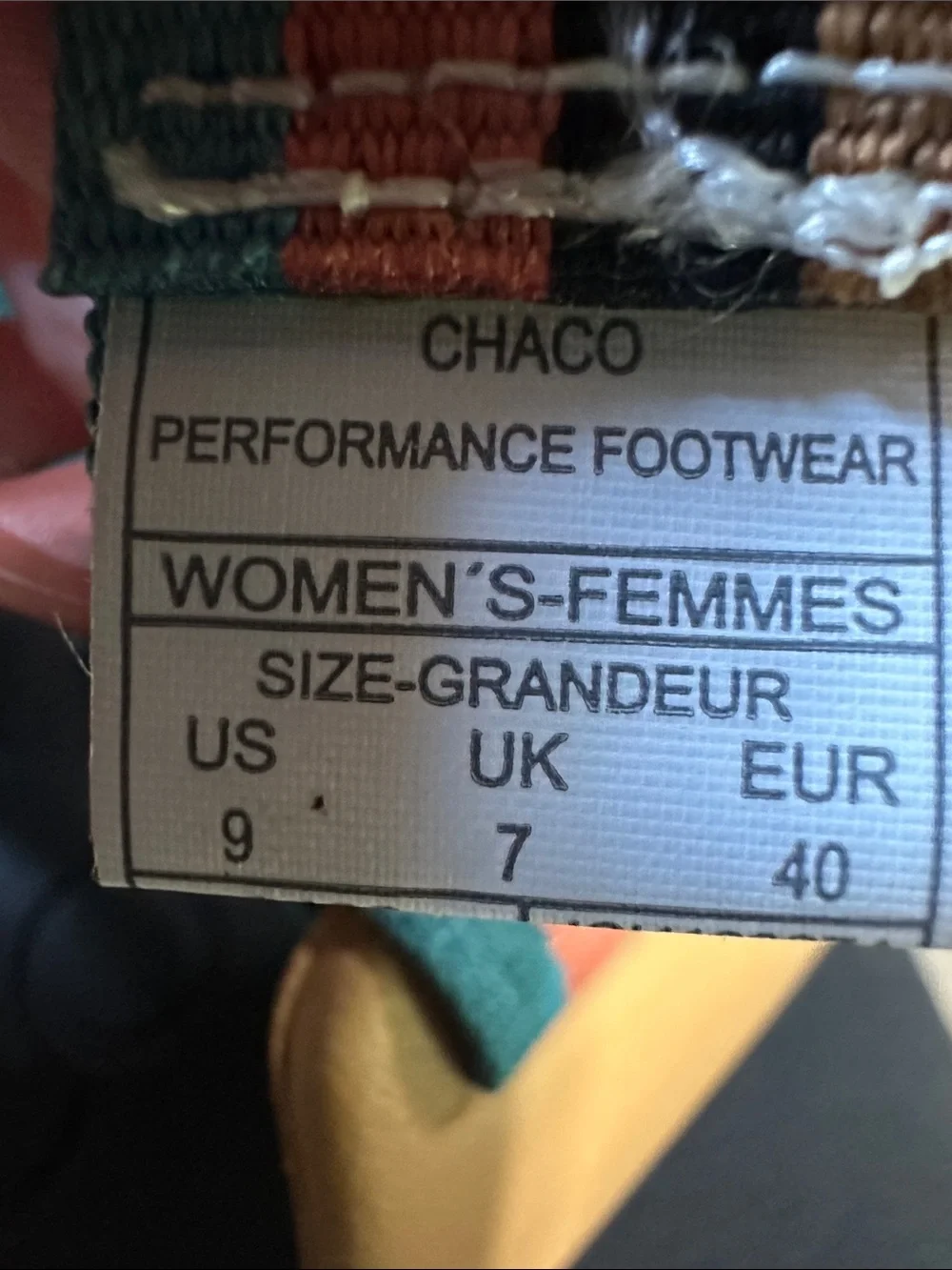 Chaco Chillos Slide Sandals Women’s Size 9 Blue Adjustable Comfort
